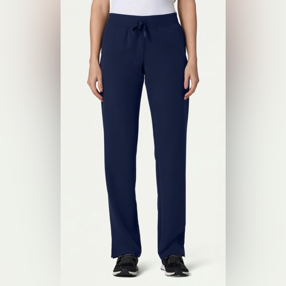 EUC - Jaanuu "Xenos" navy blue knit-waist scrub pants (REGULAR) - S